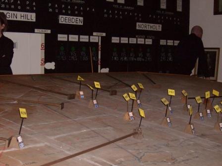 Map Table and Tote Board